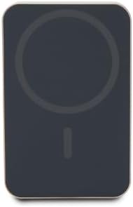 AT&T Essentials Navy Blue 10000 m Ah Magnetic Power Bank – Ultra-Fast USB-C PD Portable Charger with Foreign Object Detection for Enhanced Safety and Compatibility – Perfect for Travel and On-the-Go Charging