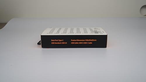 FIDECO Ultra-Fast 40 Gbps M.2 NVMe SSD Enclosure – Premium Aluminum Alloy Design with Cooling Fan, Ideal for M1/M2 Pro/Max, Thunderbolt 4/3 & USB4 Compatible, Effortless Installation for Enhanced Performance and Durability