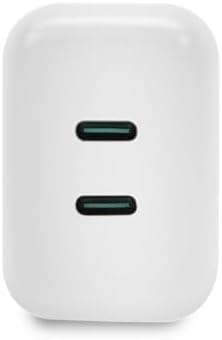 AT&T 40 W USB-C Fast Charging Wall Adapter – Ultimate Travel Companion with Foldable Prongs for i Phone, i Pad, Samsung Galaxy, Google Pixel & More – Universal Compatibility for Rapid Power Delivery Anytime, Anywhere