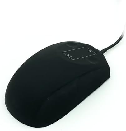 DSI Industrial Waterproof Optical Mouse – IP68 Rated Disinfectant Silicone Design for Ultimate Hygiene and Performance – 100% Latex-Free, Enhanced Compatibility & Precision Tracking for Professional Use