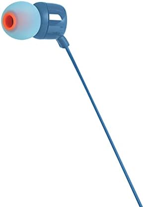 JBL TUNE 110 In-Ear Headphones – Pure Bass Sound with Tangle-Free Design and One-Button Control – Perfect for Music Lovers on the Go – Lightweight Comfort for Daily Use and Extended Listening Sessions – Compatible with Multiple Devices – Ideal for Commutes, Workouts, and Relaxation