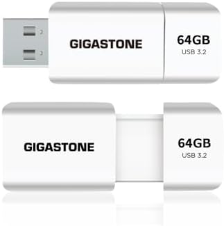 GIGASTONE 16 GB Dual Flash Drive Pack – Ultra-Fast 2-in-1 USB 3.2 Gen 1 with Type-A & Type-C Connectors for Seamless Data Transfer Across Smartphones, PCs, Macs, and More – Plug & Play Design with 100 MB/s Speed and Compact Cap for Easy Portability – Perfect for Students and Professionals
