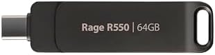 Patriot Memory Rage R550 1 TB USB 3.2 Flash Drive – Dual Connector Type-A & Type-C Thumb Drive for High-Speed Data Transfer – Ultimate Portable Storage Solution for Photos, Videos, and Documents