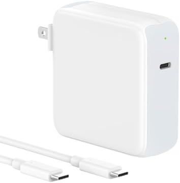 Ultra-Fast 96 W USB-C Charger for Mac Book Pro & Air – Compatible with 2025-2016 Models, Lightning-Speed Charging with 6.6 ft Cable, Safe Battery Protection & LED Indicator for Ultimate Convenience – Power Your Devices with Confidence!