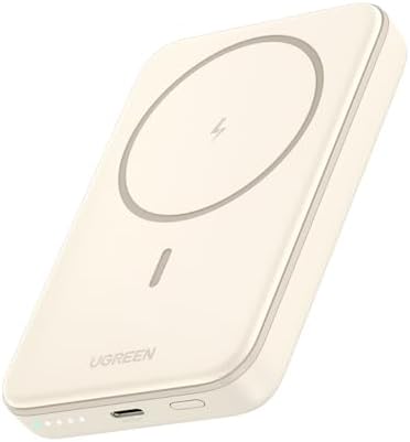 UGREEN Magnetic Power Bank – 10,000 m Ah Wireless Portable Charger for i Phone 16/15/14 Series | PD 20 W Fast Charging Battery Pack with USB-C for Effortless Mag Safe Compatibility | Sleek, Lightweight Design for Ultimate Convenience and Reliability