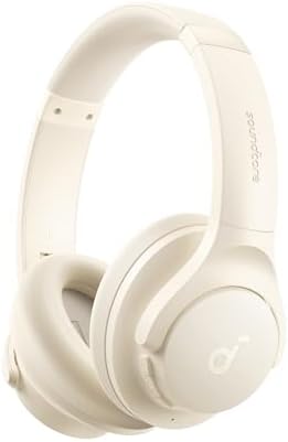 Discover the Ultimate Listening Experience with Anker Soundcore Q20 i Wireless Over-Ear Headphones – Advanced Hybrid Active Noise Cancelling, 40-Hour Playtime, Hi-Res Audio, Customizable Sound Profiles, and Smart Transparency Mode in Elegant White for Unmatched Acoustic Performance. Perfect for Audiophiles and Casual Listeners Alike, these Bluetooth Headphones Offer Enhanced Bass and Comfort for Extended Use. Elevate Your Sound Journey with Tailored Audio Experiences and Uninterrupted Enjoyment, Whether You’re Commuting, Working, or Relaxing. Experience Quality and Innovation in Every Note with Anker’s Durable and User-Friendly Design.