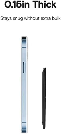 MOFT MagSafe Wallet for iPhone 16/15/14/13/12 Series, Strong Magnetic Phone Card Holder Fit 2 Cards & 3 Viewing Angles & Stain-Resistant Vegan Leather Phone Stand, Windy Blue – Enhanced Compatibility and Speed