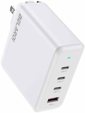 100 W USB-C Fast Charger Block – Compact Multi-Port Ga N Wall Adapter with Foldable Design for Rapid Charging of i Phone, i Pad, Apple Watch & More – Ultimate Portability & Efficiency for Home and Travel