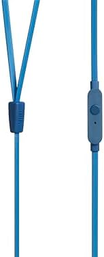 Experience the Ultimate Sound with JBL Tune 110 In-Ear Headphones – Lightweight, Pure Bass Earbuds Featuring Tangle-Free Cable and One-Button Control in Elegant White Finish for Comfort and Versatile Device Compatibility
