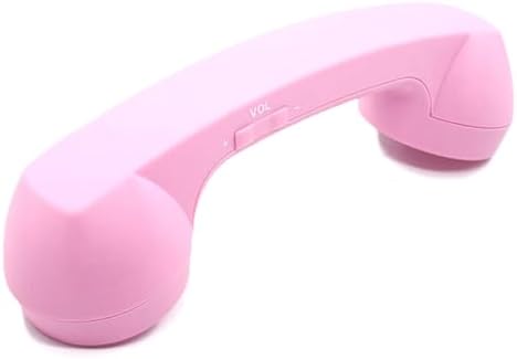 Vintage-Style Wireless Bluetooth Headset: Retro Phone Handset with Built-In Mic for Clear Calls & Music | Comfortable Design for i Phone & Android | Enhance Your Audio Experience with Radiation Reduction & Seamless Connectivity