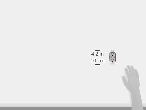 Leviton 60 W Dual USB Type A/Type-C In-Wall Charger – Fast, Efficient Power Delivery Solution for Smartphones, Tablets & Laptops – Tamper-Resistant Outlet in Light Almond for Safe, Clutter-Free Charging Experience – Perfect for Home and Office Use