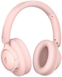 1 MORE Sono Flow SE Pink Wireless Over-Ear Headphones – Exceptional Noise-Canceling, 90-Hour Battery Life, Hi-Res Audio Performance, Customizable EQ Settings, and Supreme Comfort for Ultimate Travel and Office Experiences