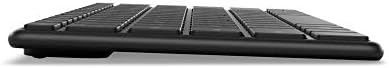 Microsoft Designer Compact Wireless Bluetooth Keyboard – Sleek Matte Black Ergonomic Design for PC & Mac – Enhanced Typing Speed & Portability for Professionals & Casual Users