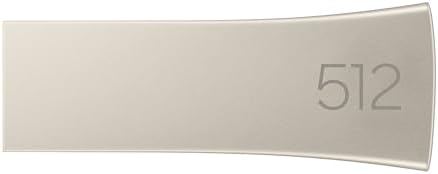 SAMSUNG BAR Plus 128 GB USB 3.1 Flash Drive – Ultra-Fast 400 MB/s Data Transfer, Rugged Metal Design for Maximum Durability, Ideal for Photos, Videos, and Music Storage, Enhanced Compatibility Across Devices, Sleek Titan Grey Finish