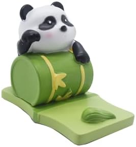 Ralcosuss Cute Panda Cell Phone Stand Smartphone Holder for Desk Resin Cartoon Animal Desk Accessories – Enhanced Compatibility and Speed