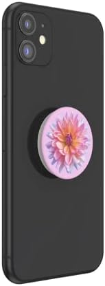 Magnetic Pop Grip for Mag Safe – Elegant Enamel Rose Noir | Multifunctional Phone Stand with Secure Grip & Customizable Swappable Top | Effortless Hands-Free Viewing Kickstand | Wireless Charging Compatible Accessory for Enhanced Smartphone Usability