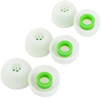 Linsoul Kiwi Ears Flex Silicone Replacement Earbud Tips – Premium Noise Isolation IEM Tips for KZ ZS10 Pro 2, Super Mix 4, Hype4, Orchestra Lite, and Cadenza | Custom Comfort and Enhanced Sound Clarity (Available in S/M/L Sizes, Stylish Green) – Transform Your Audio Experience