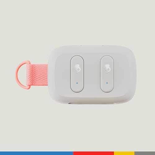 Skullcandy Dime 3 True Wireless Earbuds – Bluetooth Headphones with Noise-Isolating Fit, 20-Hour Battery Life & Integrated Microphone for Seamless Calls – Lightweight Design with Convenient Lanyard for Easy Carry – Compatible with i Phone & Android Devices