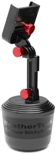 Universal Adjustable Cup Holder Phone Mount by Weather Tech – Hands-Free Smartphone Accessory for Cars and Trucks – Optimal Viewing with Extension Feature – Durable Design for i Phone and Android – Secure Charging Compatibility – Elevate Your Driving Experience