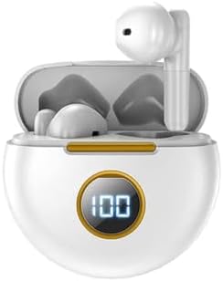 Advanced Bluetooth 5.1 Waterproof Earbuds with Built-in Microphone – IPX7 Rated In-Ear Headphones for Active Lifestyles, Enhanced Sound Quality, and Seamless Connectivity – USB-C Charging Case with LCD Display – Ideal for Android & i OS Users (Blue) – Experience Unmatched Comfort and Durability