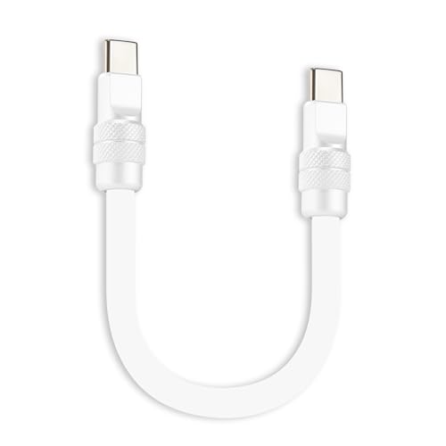 Ultra-Portable 120 W Short USB-C Charging Cable for i Phone 16/15 – Chubbycable Cute Chubby Design for Fast, Tangle-Free Power Supply – Durable Silicone Build for Everyday Flexibility and Convenience