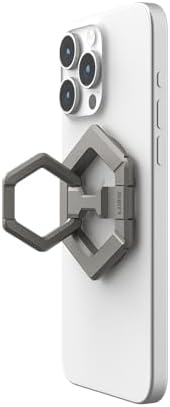 URBAN ARMOR GEAR UAG Magnetic Phone Ring Stand | Sleek Black Design for i Phone 16/15 & Galaxy S25/S24 | Mag Safe-Compatible 360° Adjustable Kickstand | Enhanced Security with Removable Metal Grip | Ultimate Convenience for Hands-Free Use and Stylish Protection