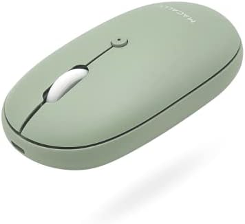 Sleek Macally Wireless Bluetooth Mouse – Rechargeable, Ergonomic Design for Mac & PC – Ultra-Quiet Clicks Perfect for Home, Office & Travel – Enhanced Compatibility with Mac Book Air/Pro, i Mac & Windows Laptops – Experience Comfort & Efficiency in Every Click