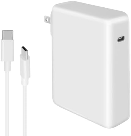 140 W Ga N USB-C Power Adapter – Ultra-Fast Charger for Laptops, Smartphones and Tablets with PD3.1 Tech, 6 ft Cable for Mac Book Pro, i Phone 15/16 Max & i Pad Pro – Compact, Travel-Friendly Design with Advanced Safety Features and Eco-Conscious Efficiency