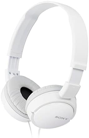 Sony MDR-ZX110 AP Wired On-Ear Headphones with Integrated Mic – Lightweight Design for Unmatched Comfort and Superior Sound Quality, Perfect for Music Lovers and Professionals on the Go, Adjustable Fit with Foldable Portability for Effortless Storage and Hands-Free Calls