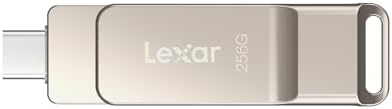 Lexar D40 E 128 GB Dual USB 3.2 Gen 1 Type-C Jump Drive – High-Speed USB-C Flash Drive with Metal Swivel Design for Enhanced Portability and Versatile Device Compatibility