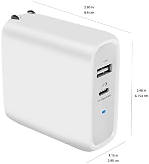 Amazon Basics 65 W Ga N USB-C Wall Charger – High-Speed Power Delivery Adapter for Laptops, Tablets & Smartphones, Compact & Foldable Design for Ultimate Portability, Efficient Charging Solution in Sleek Black Finish