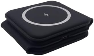 Revolutionary 3-in-1 Magnetic Wireless Charger for Apple Devices – Foldable Travel Dock for i Phone 15/14/13/12 Pro Max, Apple Watch & Air Pods – Fast Charging Pad for Ultimate Convenience – Sleek Design for On-the-Go Power Solutions