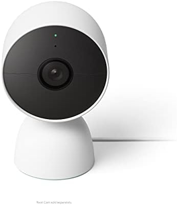 Wired Google Nest Cam (Battery) Tabletop Stand – Premium Stability & Sleek Snow Finish for Enhanced Home Security Monitoring and Seamless Connectivity