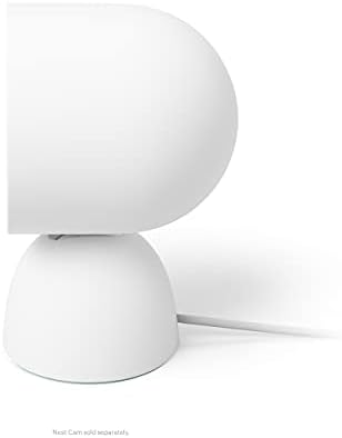 Wired Google Nest Cam (Battery) Tabletop Stand – Premium Stability & Sleek Snow Finish for Enhanced Home Security Monitoring and Seamless Connectivity