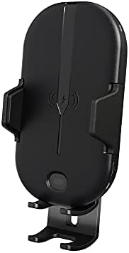 Kenwood CAX-HL10 Qi Wireless Charging Car Mount with Infrared Sensor Lock – Fast 15 W Qi Charging, Motorized Clamp & One-Touch Release for Secure Smartphone Handling – Ideal for Hands-Free Navigation & Enhanced Vehicle Aesthetics