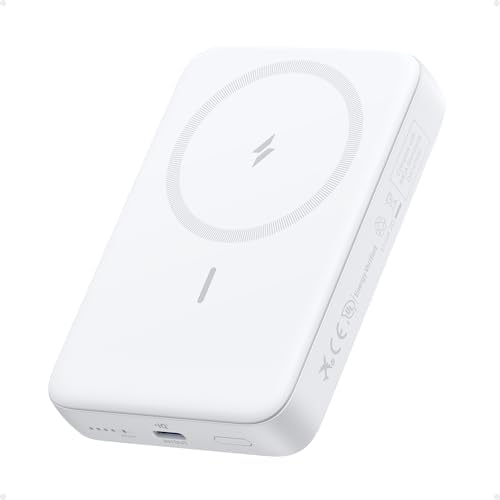 ANKER Zolo Magnetic Power Bank 10,000 m Ah – Ultra-Compact Wireless Charger with 30 W Fast Charging, Durable & Skin-Friendly Design for Seamless i Phone 16/15/14 Compatibility, Perfect for On-the-Go Power Solutions