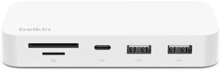 Belkin USB-C 6-in-1 Multiport Hub – Versatile Docking Station with HDMI, Micro SD Reader, and Powered USB Ports for Seamless Connectivity – Perfect for Mac, Chromebook, i Mac, and PC Users – Lightweight & Stylish Design for On-the-Go Efficiency