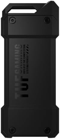 ASUS TUF Gaming A1 External M.2 NVMe SATA PCIe SSD Enclosure – Ultra-Fast USB-C Storage Solution with M.2 Q-Latch, IP68 Waterproof & Dustproof Design, Perfect for PS5 and Xbox Gamers, Enhanced Drop Resistance, Sleek Black Finish for Optimal Performance and Reliability
