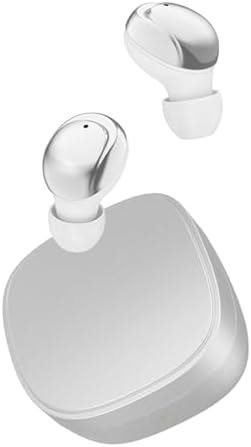 Invisible Mini Bluetooth Earbuds for Small Ears – Ultra-Discreet Silver Wireless Earphones with Comfort-First Design – Enjoy Superior Sound Quality, Seamless Connectivity, and All-Day Battery Life for Work and Leisure – Perfect Fit for Music Lovers on the Go