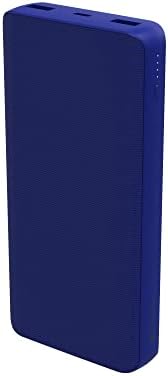 Mophie Power Boost XL 20,000 m Ah Portable Charger – Cobalt – High-Capacity USB-C Power Bank for Multi-Device Charging with Fast Recharge Technology – Stylish and Lightweight Power Station for On-the-Go Use
