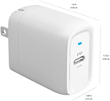 Amazon Basics 65 W Ga N USB-C Wall Charger – High-Speed Power Delivery Adapter for Laptops, Tablets & Smartphones, Compact & Foldable Design for Ultimate Portability, Efficient Charging Solution in Sleek Black Finish