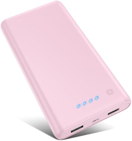 Maximize Your Power On-the-Go: 26800 m Ah Ultra-High Capacity Portable Charger with Dual USB Outputs for High-Speed Charging – Universal Compatibility with i Phone 16/15/14/13/12, Galaxy, Android & More – Lightweight & Safe External Battery Pack for Travel & Daily Use