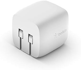 Belkin 30 W USB-C Fast Charger Block with USB-C to C Cable – Ultra-Fast Power Delivery 3.0 for i Phone 16, Samsung Galaxy S25, Google Pixel, Nintendo Switch 2 & More – Sleek White Design for Optimal Travel Convenience – PPS & USB-IF Certified for Reliable Charging Performance – Enhance Your Device’s Lifespan with Smart Power Regulation