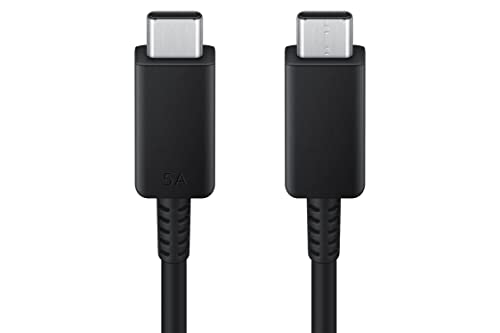 Samsung 1.8 m Type-C to Type-C Cable (5 A) – Superior Fast Charging & Data Transfer for All Devices in Sleek White Finish Maximize your connectivity with the Samsung 1.8 m Type-C to Type-C Cable, designed for effortless charging and data transfer. This premium cable offers outstanding compatibility with smartphones, tablets, and laptops, ensuring seamless integration into your tech ecosystem. With rapid charging capabilities of up to 5 A, it guarantees efficient power delivery, so you can spend less time tethered to a wall outlet and more time enjoying your devices. The durable construction utilizes high-quality materials that promise long-lasting performance, making it an ideal choice for everyday use at home, in the office, or while traveling. Its generous 1.8 m length provides the flexibility needed for comfortable use in diverse settings. The elegant white finish not only enhances your device’s aesthetics but also signifies superior quality and reliability. Elevate your productivity and charging experience with the Samsung Type-C Cable, engineered for those who demand excellence in their mobile accessories.