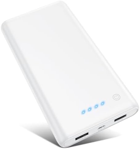 Maximize Your Power On-the-Go: 26800 m Ah Ultra-High Capacity Portable Charger with Dual USB Outputs for High-Speed Charging – Universal Compatibility with i Phone 16/15/14/13/12, Galaxy, Android & More – Lightweight & Safe External Battery Pack for Travel & Daily Use