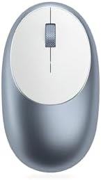 Satechi M1 Wireless Bluetooth Mouse – USB-C Rechargeable, Sleek Compact Design for Mac & Windows, Ultimate Portability for i Phone, i Pad Pro, Mac Book & More – Stylish Silver Finish for Effortless Connectivity and Comfort