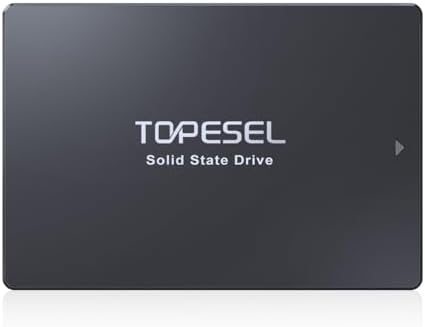 TOPESEL 240 GB SATA III 2.5″ Internal SSD – Lightning-Fast Solid State Drive with 3 D NAND Technology for Laptop, Tablet, and Desktop Upgrades – Experience Enhanced Speed and Reliability Up to 500 MB/s