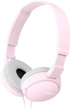 Elevate Your Audio Experience with Stylish Sony ZX Series Foldable On-Ear Headphones in Chic Rose – Premium Wired Design Offering Ultimate Comfort, Versatile Compatibility, and Rich Sound Quality for Music Enthusiasts on the Go