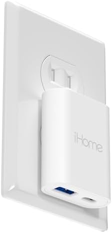 i Home 20 W Multiport USB C Charger – Fast Charging Dual Port Adapter for Home & Travel – Compact Flat USB Wall Plug with Enhanced Device Compatibility – Reliable, Efficient Power for Smartphones & Tablets