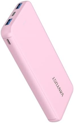 VANYUST 10000 m Ah Portable Power Bank – Ultra-Fast USB-C Charger for i Phone 16, Samsung S22, Google Devices – Slim, Lightweight Design for On-the-Go Power – Enhanced Compatibility for All Your Charging Needs
